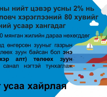 Газрын гүний ус 10 мянган жилийн дараа нөхөгддөг